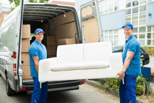 House removalists preparing a local home move in Queens Park
