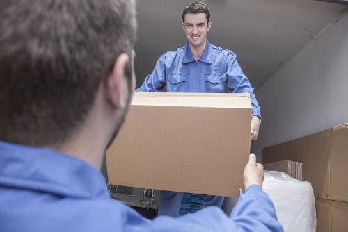Moving home in Queens Park with local residential streets and careful loading