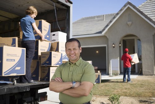 Recycling and reuse items sorted for responsible removal
