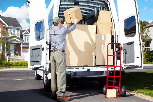 Man with a van handling a scheduled move with access considerations