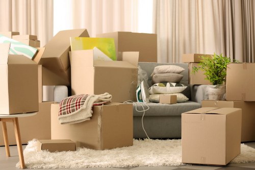 Careful packing and transport for a Queens Park home move