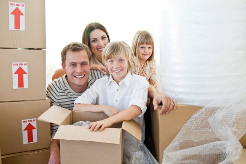 Queens Park flat move with careful handling on stairs